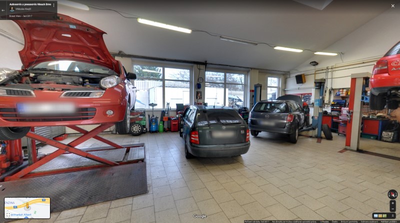 3D prohlídka - Autoservis Hlouch Brno